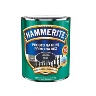 Hammerite barva na kov matná grafitová (černá) 0,7 l