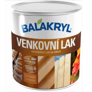 Balakryl venkovvní lak - lesk