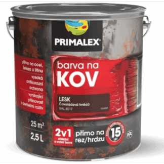 Primalex 2v1 Barva na kov, stříbrná metalická 2,5 L