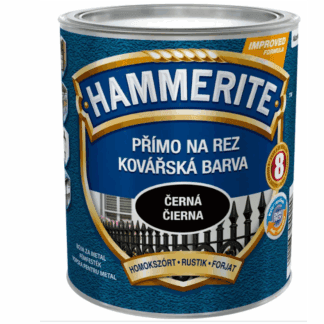 Hammerite Přímo na rez Kovářská barva černá 0,75L
