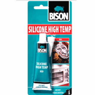 Tmel vysokoteplotní BISON SILICONE HIGH TEMP RED, 60ml