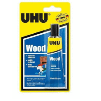 Uhu Wood Rychleschnoucí lepidlo na dřevo s vysokou pevností pro venkovní použití 27 ml