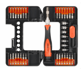 Sada šroubováků Premium, 37 kusů, torx + plochý + křížový