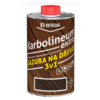 Karbolineum Extra 3v1 barva na dřevo, bezbarvý, 0,7 kg