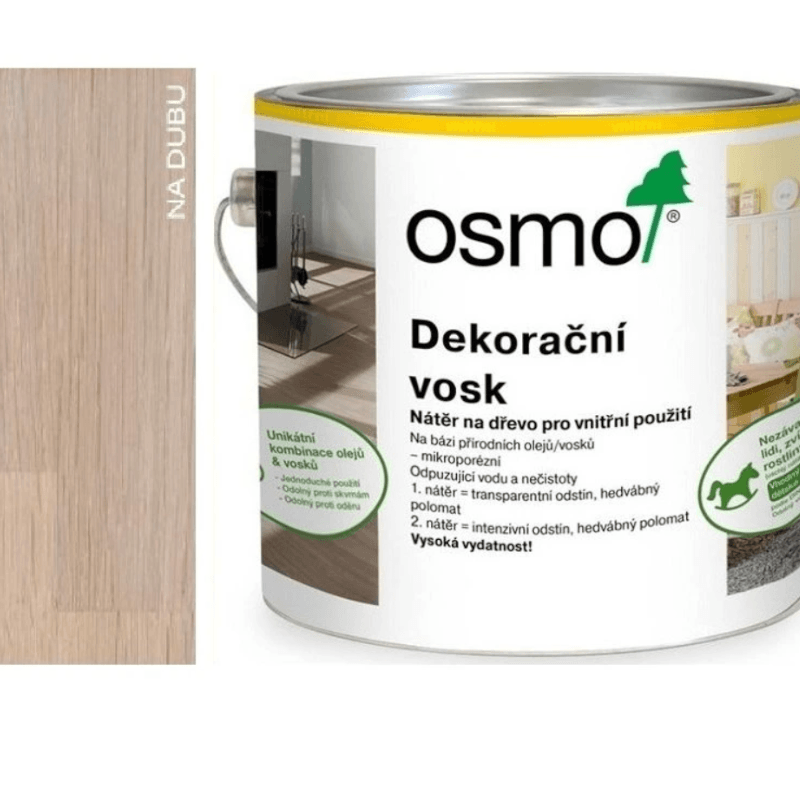 Osmo Dekorační vosk transparentní 2,5L 3111 Bílá