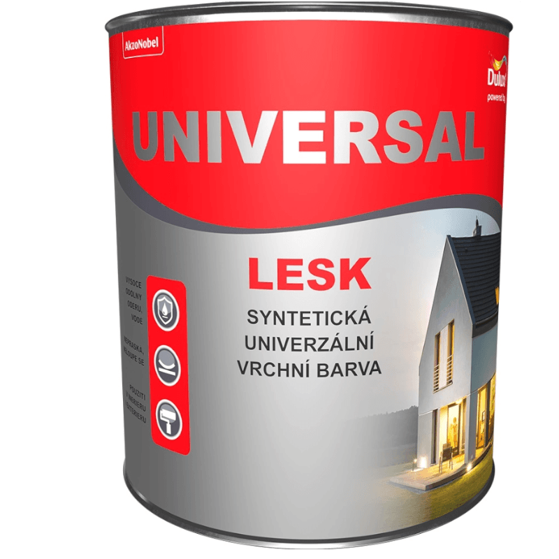 Dulux Vrchní barva na dřevo a kov UNIVERSAL LESK 6003 slonová kost 0,75 l