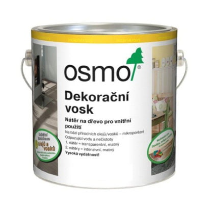 OSMO Dekorační vosk 3138 transparentní mahagon 0.75l