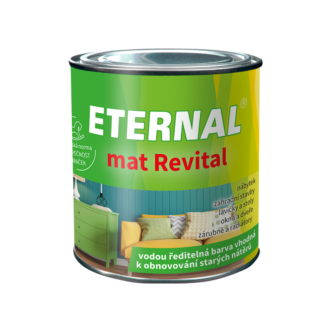 Eternal mat Revital barva k obnovování starých nátěrů, RAL 7035 světle šedá, 350 g