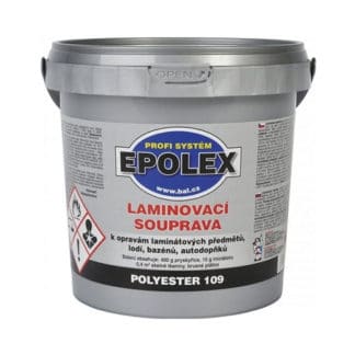 Epolex profi systém, laminovací souprava k opravám lodí, bazénu a autodoplňku, 400 g