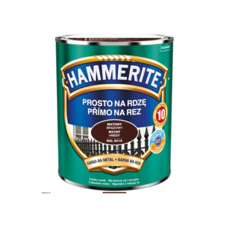 Hammerite na rez, matný hnědý 0,7l 8016