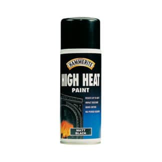 Hammerite spray žáruvzdorná černá mat 600C 400 ml