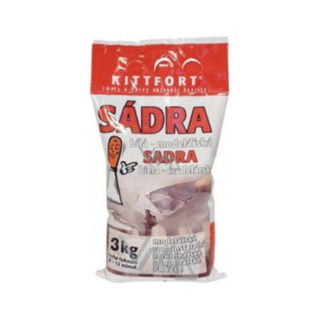 Kittfort Sádra bílá modelářská 3 kg