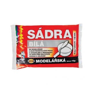 Uniflex sádra bílá modelářská 1 kg