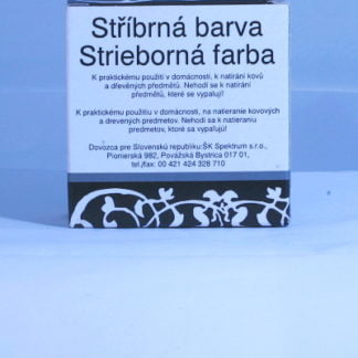Stříbrná barva krabička