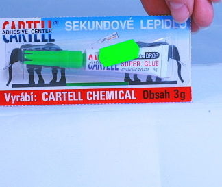 Vteřinové lepidlo Cartell