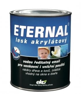 Eternal akralát bílý lesk
