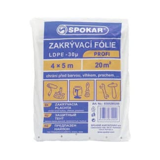 Spokar Fólie zakrývací 4 x 5 m LDPE-30MY